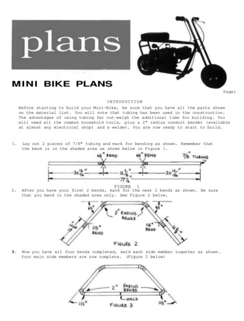 MINI BIKE PLANS - Plans For Everything, Mostly Free