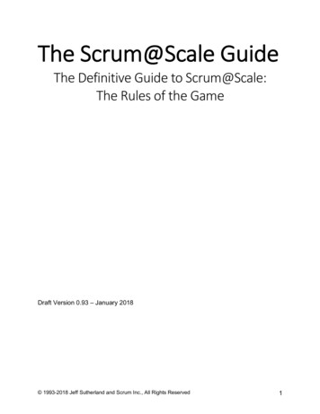 The Scrum@Scale Guide