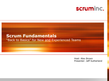 Scrum Fundamentals - Scrum Inc. Home