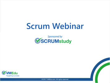 Scrum Webinar - Scrum Certification, Agile Certification