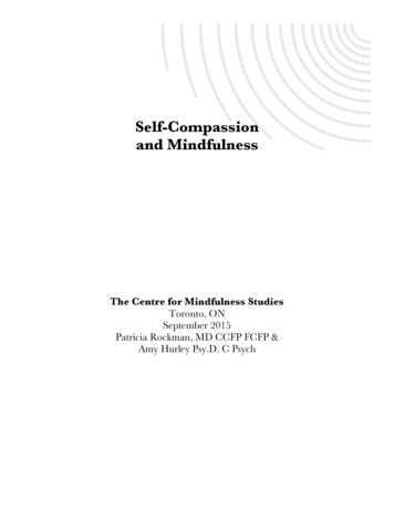 Self-Compassion And Mindfulness