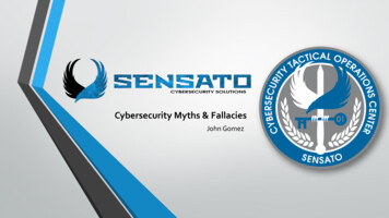 Cybersecurity Myths & Fallacies - Rutgers Accounting Web