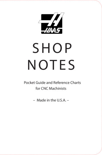 Machinist's CNC Reference Guide - Haas Automation