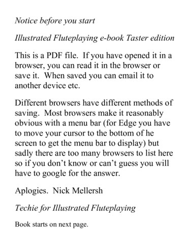 Illustrated Fluteplaying E-book Taster Edition This Is A .