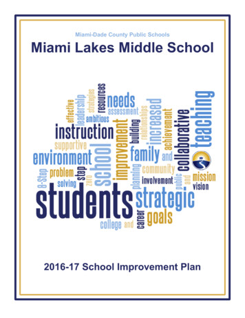 Miami-Dade County Public Schools Miami Lakes Middle School