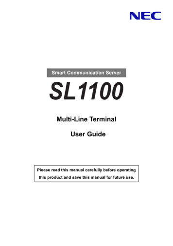 Multi-Line Terminal User Guide - Hitec Phone Systems
