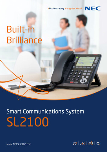 Smart Communications System SL2100 - NEC