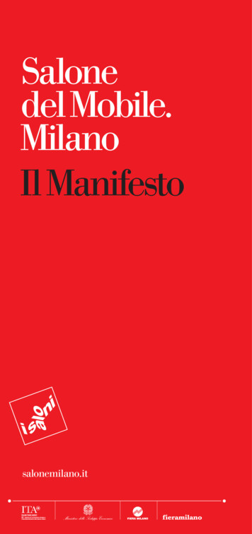 SMM 20 Manifesto Bellezza - WordPress 