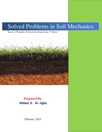Solved Problems In Soil Mechanics