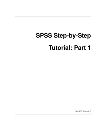 SPSS Step-by-Step Tutorial: Part 1 - DataStep