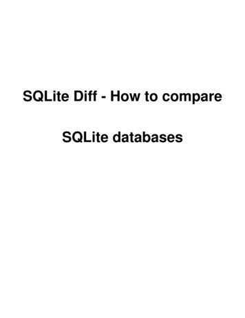 How To Compare SQLite Databases - FmPro Migrator