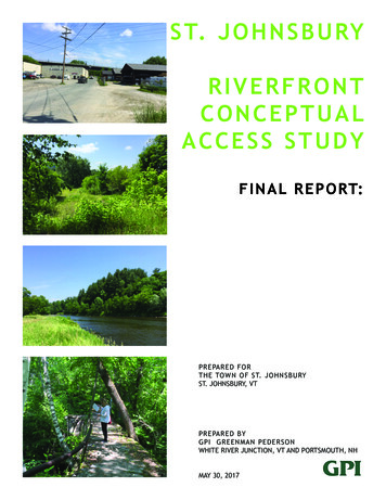 St. Johnsbury Riverfront Conceptual Access Study - Nvda