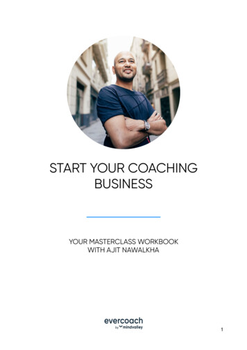 STARTING YOUR COACHING BUSINESS