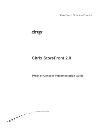 Citrix StoreFront 2 - WordPress 