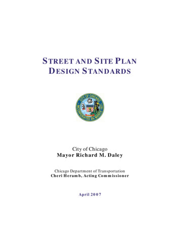 STREET AND SITE PLAN DESIGN STANDARDS - Chicago