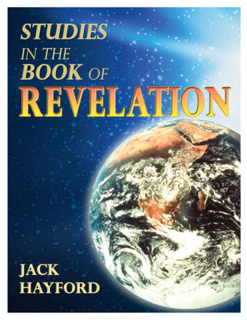 Book Of Revelation SG:Book Of Revelation Study Guide