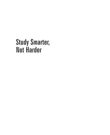 Study Smarter, Not Harder - Self-Counsel