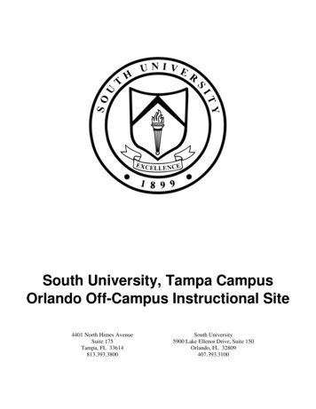 South University, Tampa Campus Orlando Off-Campus Instructional Site