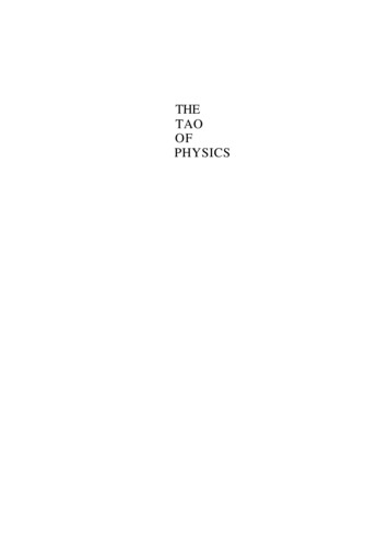 The Tao Of Physics - AAKKOZZLL