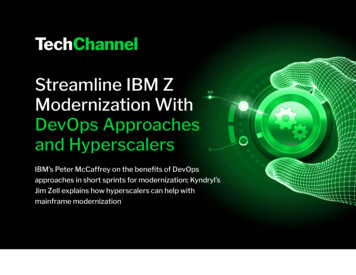 Streamline IBM Z Modernization With DevOps Approaches 