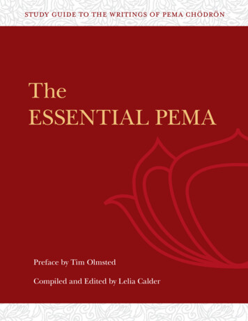 The ESSENTIAL PEMA - Pema Chodron