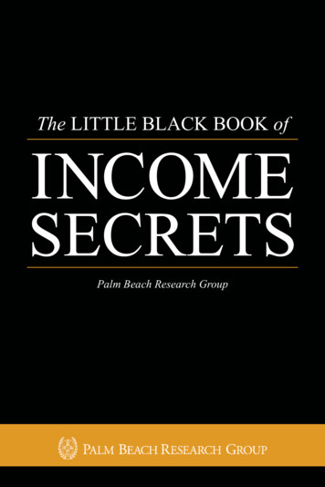 The LITTLE BLACK BOOK Of INCOME SECRETS