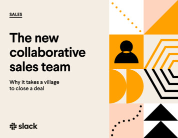 The New Collaborative Sales Team