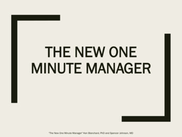 THE NEW ONE MINUTE MANAGER - Lafayette College