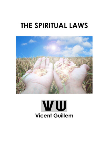 THE SPIRITUAL LAWS - UV