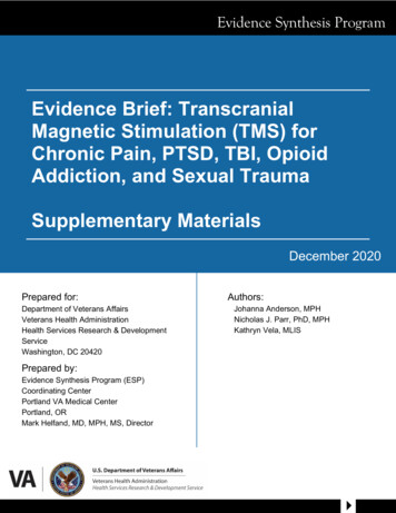 Evidence Brief: Transcranial Magnetic Stimulation (TMS .