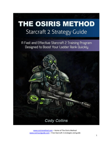 Home Of The Osiris Method Free Starcraft 2 Strategies And .