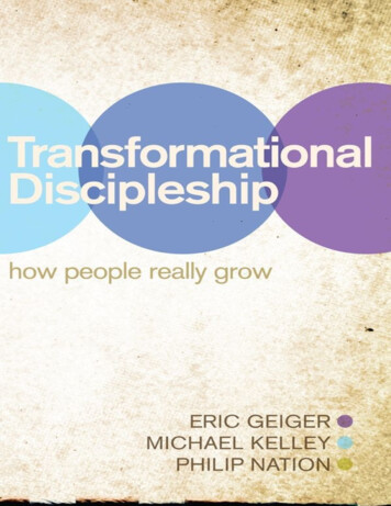 Transformational Discipleship, Digital Edition