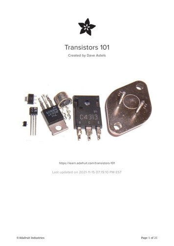 Transistors 101 - Adafruit Industries