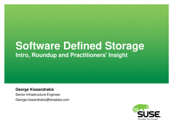 Software Defined Storage - SUSECON