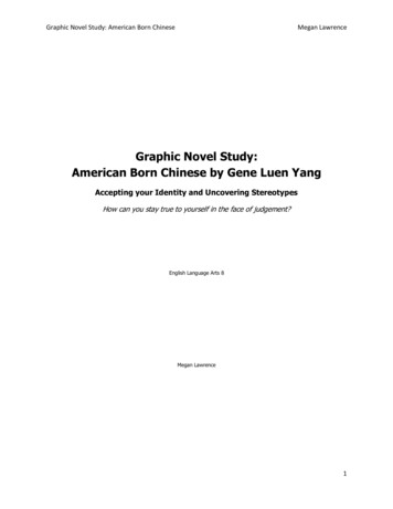 Graphic Novel Study: American Born Chinese By Gene Luen 