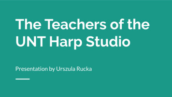 The Teachers Of The UNT Harp Studio
