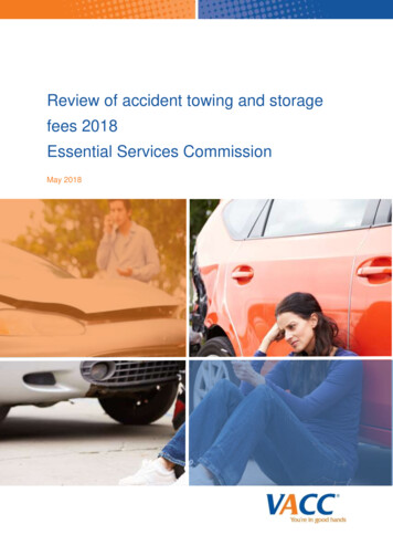 Review Of Accident Towing And Storage Fees 2018 Essential Services .
