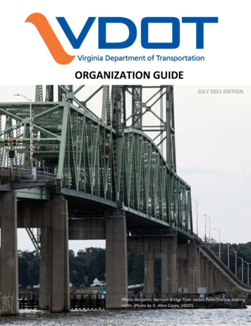 VDOT Organization Guide