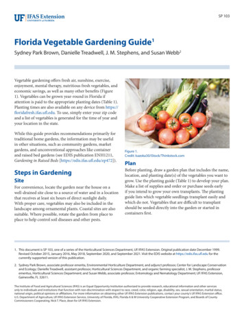 Florida Vegetable Gardening Guide