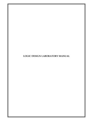 LOGIC DESIGN LABORATORY MANUAL - ElectricVLab