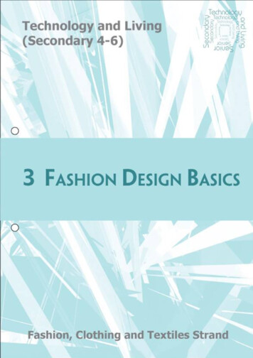 (b) Fashion Design Basics