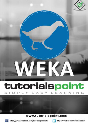 Weka - Tutorialspoint
