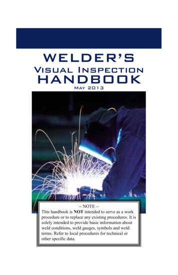 Welders Visual Inspection Handbook
