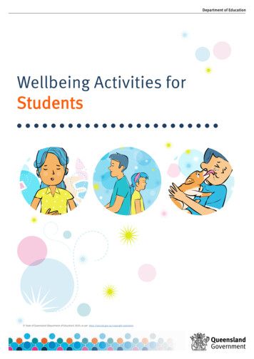 Wellbeing Activities Booklet - Education