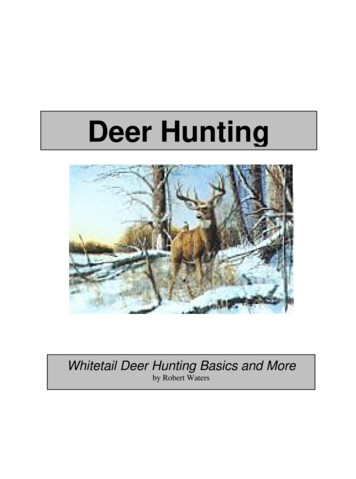 Deer Hunting - UGCSurvival 