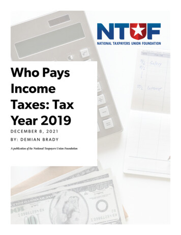 Who Pays Income Taxes: Tax Year 2019