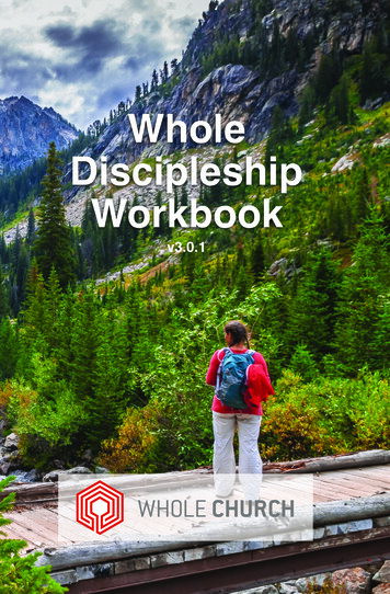 Whole Discipleship Workbook