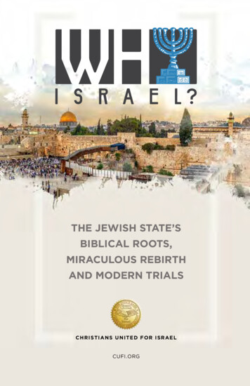 THE JEWISH STATE’S BIBLICAL ROOTS, MIRACULOUS REBIRTH 
