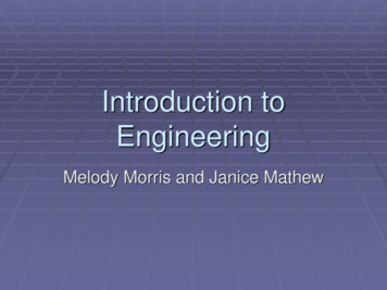 Introduction To Engineering