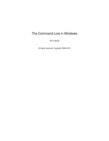 The Command Line In Windows